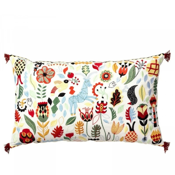 IKEA Other - IKEA  Rödarv Multicolor Embroidered Cushion Covers (2)